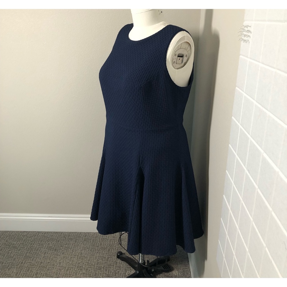 Plus Size Blue Cocktail Dress